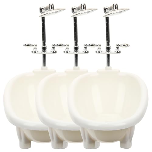 Abaodam 3 Stück Teiliges Mini Badewannen für Puppenhaus Miniatur Badezimmer Zubehör für Mini Häuser Dekorative Badewanne aus Sicherem Attraktives Puppenzubehör für Lebendige Spielszenen Abaodam 3 Stück Teiliges Mini Badewannen für Puppenhaus Miniatur Badezimmer Zubehör für Mini Häuser Dekorative Badewanne aus Sicherem Attraktives Puppenzubehör für Lebendige Spielszenen von Abaodam