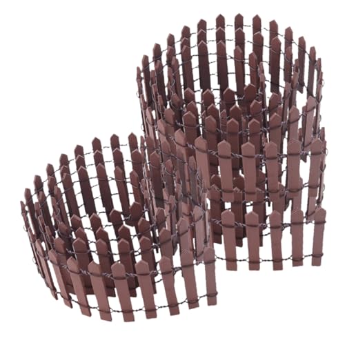 Abaodam 3stücke Teiliges Miniatur Holzzaun Kleine Gartenumrandung Für Märchengärten Und Puppenhäuser DIY Landschaftsprojekte Und Bastelarbeiten Abaodam 3stücke Teiliges Miniatur Holzzaun Kleine Gartenumrandung Für Märchengärten Und Puppenhäuser DIY Landschaftsprojekte Und Bastelarbeiten von Abaodam
