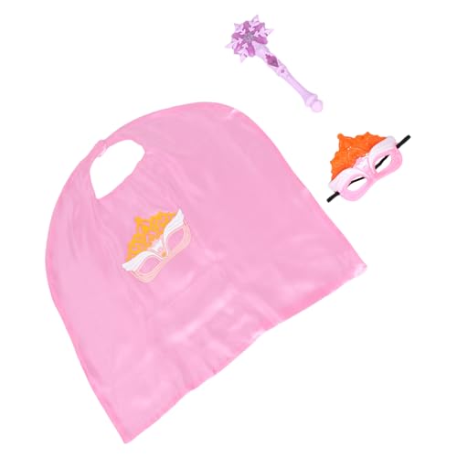 Abaodam 3 Stück Teiliges Prinzessinnen Kostümset für Leuchtende Maske und Cape für Halloween Themenpartys und Rollenspiele Fantasievolle Verkleidungsspielzeuge Abaodam 3 Stück Teiliges Prinzessinnen Kostümset für Leuchtende Maske und Cape für Halloween Themenpartys und Rollenspiele Fantasievolle Verkleidungsspielzeuge von Abaodam