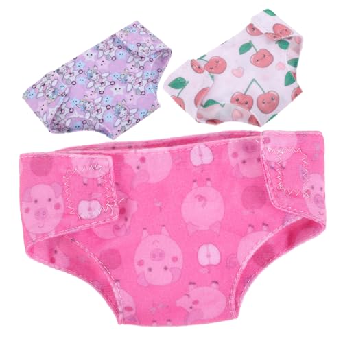 Abaodam Puppenunterwäsche 3 Stücke für Puppen Puppenzubehör für Rollenspiele Kleiner für Mädchen Puppenoutfits Puppenkostümdekor Abaodam Puppenunterwäsche 3 Stücke für Puppen Puppenzubehör für Rollenspiele Kleiner für Mädchen Puppenoutfits Puppenkostümdekor von Abaodam