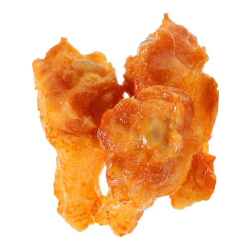 Abaodam 3 Stück Teiliges Realistisches Imitations Fake Chicken Leg aus Ungiftigem Langlebige Simulation Gefrittener Hähnchenschenkel Dekoration für Fotografie und Puppenhaus von Abaodam
