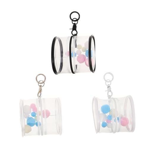 Abaodam 3 Stück Teiliges Transparentes Display Täschchen mit Schlüsselanhänger Klare PVC Aufbewahrungstaschen für Figuren Robust Kratzfest mit Hängefunktion und Farblich Transparent Abaodam 3 Stück Teiliges Transparentes Display Täschchen mit Schlüsselanhänger Klare PVC Aufbewahrungstaschen für Figuren Robust Kratzfest mit Hängefunktion und Farblich Transparent von Abaodam