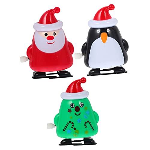 Abaodam 3 Stück Teiliges Weihnachts Aufziehspielzeug Lustige Laufspielzeuge aus Kunststoff mit Weihnachtsmann Weihnachtsbaum und Pinguin Niedliche Geschenkidee für Festliche Dekoration Abaodam 3 Stück Teiliges Weihnachts Aufziehspielzeug Lustige Laufspielzeuge aus Kunststoff mit Weihnachtsmann Weihnachtsbaum und Pinguin Niedliche Geschenkidee für Festliche Dekoration von Abaodam
