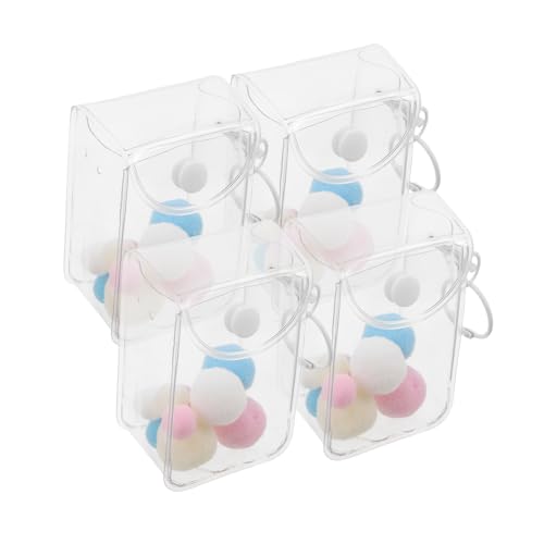 Abaodam 3 Stück Transparente PVC Mini Doll Aufbewahrungstaschen Schlüsselanhänger Hängebeutel mit Klarer Sicht Minimalistisches Design Tragbare Organizer für Sammelfiguren Abaodam 3 Stück Transparente PVC Mini Doll Aufbewahrungstaschen Schlüsselanhänger Hängebeutel mit Klarer Sicht Minimalistisches Design Tragbare Organizer für Sammelfiguren von Abaodam