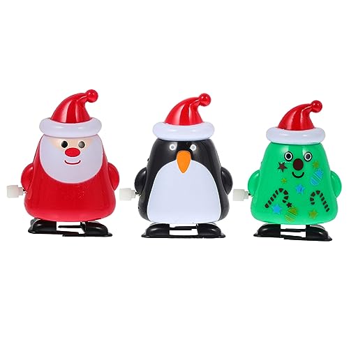 Abaodam 3 Stück Weihnachtliche Aufziehspielzeuge mit Weihnachtsmann Tannenbaum und Pinguin Lustige Kunststoff Wind Up Toys Party Mitbringsel Abaodam 3 Stück Weihnachtliche Aufziehspielzeuge mit Weihnachtsmann Tannenbaum und Pinguin Lustige Kunststoff Wind Up Toys Party Mitbringsel von Abaodam