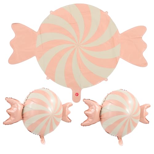 Abaodam 3 Stück Windrad-süßigkeitsballon Blase Ballonbogen-kit Bausätze Süßigkeiten Blaue Geburtstagsballons Luftballons Deko Kreativer Ballon Rose Gold Aluminiumfolie von Abaodam