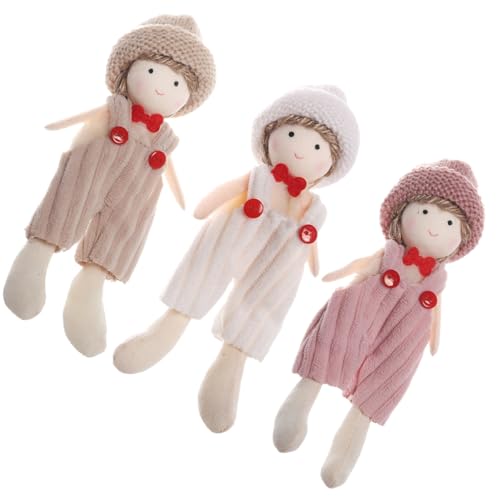 Abaodam Entzückende Strickpuppe Für Kinder Plüschpuppe Für Jungen Mit Glattem Fell Für Kinder von Abaodam