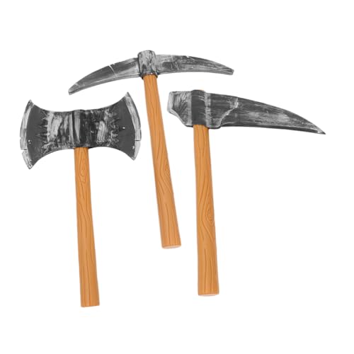 Abaodam Spielzeugaxt Und Set Für Halloween-zwergenkostüme 3-teilige Schaumstoff-Requisiten Für Bühne Und Dekoration von Abaodam