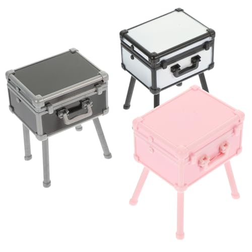 Abaodam 3 x Haus-Make-up-Halter, Puppenhaus-Requisite für Miniatur-Szene, Dekoration, kompakte und Make-up-Aufbewahrungsbox für Kosmetik für Heimdekoration Abaodam 3 x Haus-Make-up-Halter, Puppenhaus-Requisite für Miniatur-Szene, Dekoration, kompakte und Make-up-Aufbewahrungsbox für Kosmetik für Heimdekoration von Abaodam