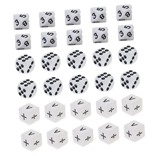 Abaodam 30 STK Hilfslehrwürfel Würfelspiel Für Große Würfel Mathe-lehrmittel Leere Würfel Die Sammelwürfel Farbige Würfel Würfelspiele Mathematik Würfel Mathe-lernwürfel Acryl Weiß Abaodam 30 STK Hilfslehrwürfel Würfelspiel Für Große Würfel Mathe-lehrmittel Leere Würfel Die Sammelwürfel Farbige Würfel Würfelspiele Mathematik Würfel Mathe-lernwürfel Acryl Weiß von Abaodam