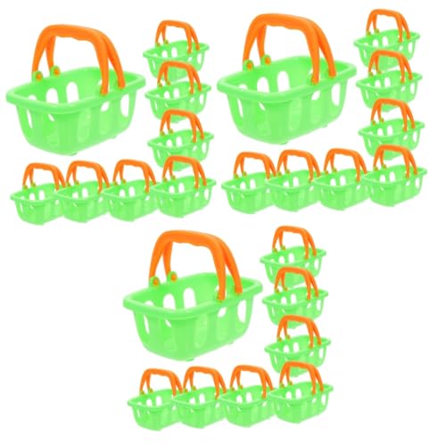 Abaodam 30 STK Mini-Einkaufskorb Mikrospielzeug Miniwagen zubehör kinderküche Kinder küche zubehor Modelle Ornament Miniatur-Korbspielzeug Mini-Korb für Kinder Lagerung schmücken Schublade von Abaodam