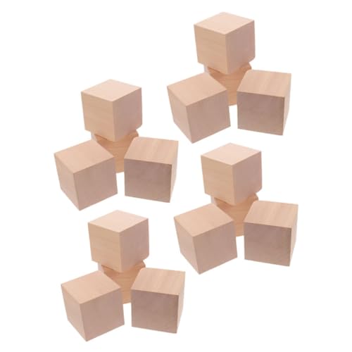 Abaodam 30 Stück Holzblockmodell Bauen Puzzle schnitzen Würfel Holzbausteine unfertige Holzblöcke DIY Leere Holzklötze Block quadratisch aus Holz hölzern Khaki Abaodam 30 Stück Holzblockmodell Bauen Puzzle schnitzen Würfel Holzbausteine unfertige Holzblöcke DIY Leere Holzklötze Block quadratisch aus Holz hölzern Khaki von Abaodam