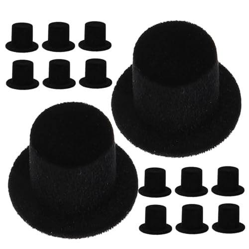 Abaodam 30 Stück Mini Samt Zauberhüte Schwarz Miniatur Filzhut für DIY Bastelprojekte Weihnachten Halloween Schneemann-deko Puppen Party Familienfeiern Abaodam 30 Stück Mini Samt Zauberhüte Schwarz Miniatur Filzhut für DIY Bastelprojekte Weihnachten Halloween Schneemann-deko Puppen Party Familienfeiern von Abaodam