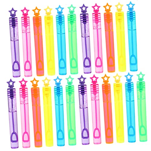 Abaodam 30 Stück Seifenblasenstäbe für Bunte Bubble Wands für Geburtstagsfeiern Sicher und Langlebig Outdoor für Jungen und Mädchen Zufällige Farbe von Abaodam