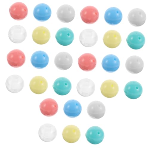 Abaodam 30 Stück Teiliges Bunte Mini-vending-maschinenkapseln Leere Runde Kapseln für Partygeschenke Gumball-maschinen Nachfüllung DIY Überraschungsspiel Zubehör von Abaodam
