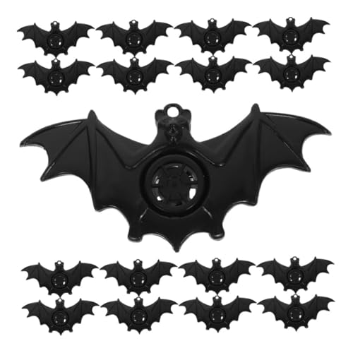 Abaodam 30 Stück Teiliges Fledermaus Kinderpfeifen aus Sicherem Kunststoff Leichte Halloween Party Geräuschemacher Einfach zu Blasen als Mitgebsel für Halloween und Weihnachtsfeiern von Abaodam