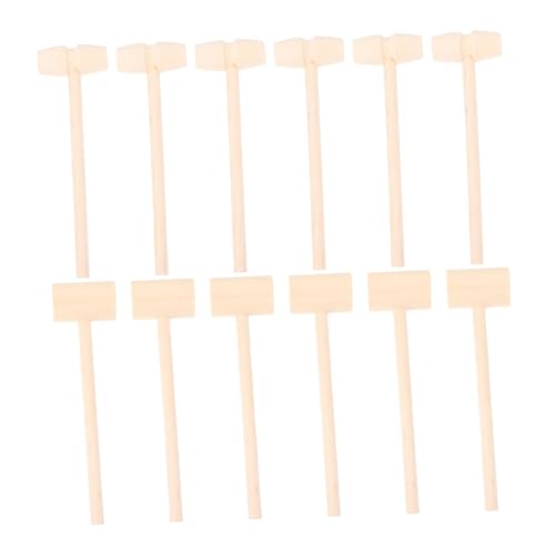 Abaodam 30 Stück Teiliges Mini Holzspielzeug Hammer aus Natürlichem Holz Sicherer Kleiner Kinderhammer für Lernspiele und Dessertherstellung Robustes Holzklöppelspielzeug für Abaodam 30 Stück Teiliges Mini Holzspielzeug Hammer aus Natürlichem Holz Sicherer Kleiner Kinderhammer für Lernspiele und Dessertherstellung Robustes Holzklöppelspielzeug für von Abaodam