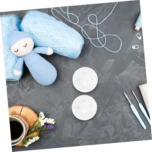 Abaodam 30 Stück Teiliges Rasselkugeln Weiß DIY Puppen Sound Einsatz zum Einnähen Quietscher Ersatz für Puppenreparatur Vielseitig für Handgemachte Plüschspielzeuge und Klangmechanismen von Abaodam