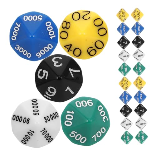 Abaodam 30stücke Teiliges Würfelset Aus Kunststoff Bunte Polyedrische Würfel Für Brettspiele Und Partyunterhaltung Tragbar Und Vielseitig Einsetzbar Für Zuhause Bars Und Partys von Abaodam