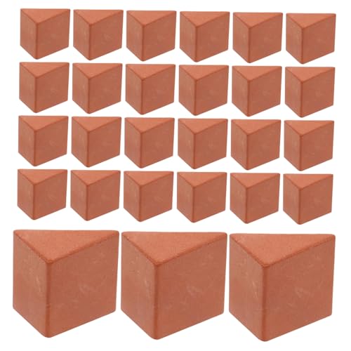 Abaodam 30-teilige Miniatur-bausteine: Simulierte Bausteine-Sets – Realistische Steine ​​zum Bauen Kleiner Häuser – Durchdachte Geburtstagsgeschenke Für Kinder von Abaodam