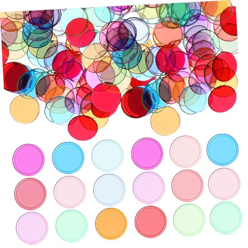 Abaodam 300 Stück Bingo Chips Kunststoff Transparent Bunte Spielchips Runde Markierungssteine für Bingo Karten Klassenzimmer Party Spiel Zubehör Abaodam 300 Stück Bingo Chips Kunststoff Transparent Bunte Spielchips Runde Markierungssteine für Bingo Karten Klassenzimmer Party Spiel Zubehör von Abaodam