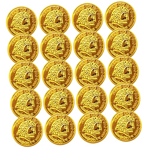 Abaodam 300stücke Plastik Piratenmünzen Spielgeld Für Schatzsuche Und Partys Robuste Goldene Requisiten Für Dekoration Und Erinnerungen Abaodam 300stücke Plastik Piratenmünzen Spielgeld Für Schatzsuche Und Partys Robuste Goldene Requisiten Für Dekoration Und Erinnerungen von Abaodam