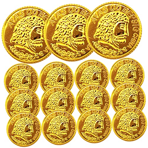 Abaodam 300 Stück Plastik Piratenmünzen Goldmünzen Spielgeld für Kindergeburtstag und Schatzsuche Hochwertige Partydekoration für Unvergesslichen Spaß und Beim Abaodam 300 Stück Plastik Piratenmünzen Goldmünzen Spielgeld für Kindergeburtstag und Schatzsuche Hochwertige Partydekoration für Unvergesslichen Spaß und Beim von Abaodam