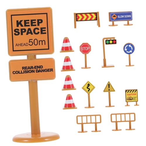 Abaodam 30Stücke Mini Verkehrsschilder Für Teiliges Mit Interaktiven Verkehrszeichen Für Kreative Verkehrserziehung Und Spielspaß Leicht Und Auffällig Lernen von Abaodam
