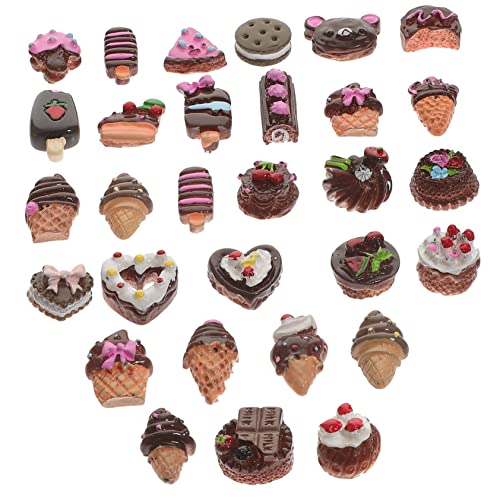 Abaodam 30st DIY Harz Zubehör Lebensechter Nachtisch Dessert-Food-Modell Dessert-Ornament Wohndekoration Dessert-Modell- Künstliche Dessertdekoration Mini- Coffee Plastik Abaodam 30st DIY Harz Zubehör Lebensechter Nachtisch Dessert-Food-Modell Dessert-Ornament Wohndekoration Dessert-Modell- Künstliche Dessertdekoration Mini- Coffee Plastik von Abaodam