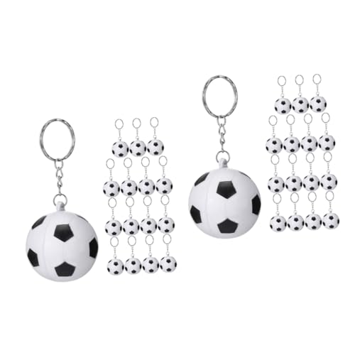 Abaodam 30stücke Fußball Schlüsselanhänger Aus Pu Und Dekorative Schlüsselanhänger Für Taschen Rucksäcke Und Handys Partygeschenke Und Souvenirs Für Fußballfans Abaodam 30stücke Fußball Schlüsselanhänger Aus Pu Und Dekorative Schlüsselanhänger Für Taschen Rucksäcke Und Handys Partygeschenke Und Souvenirs Für Fußballfans von Abaodam