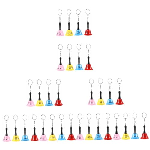 Abaodam 32 Stk Handklingel Glocke familiengeschenk haushaltsgeschenke Mini-Handglocken-Schlüsselanhänger weihnachtsschlitten dekor Schlüsselringe Reiseglockenhandwerk Dekorative Glocke von Abaodam