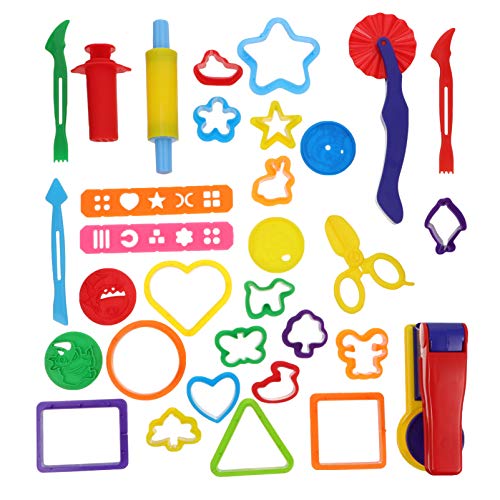 Abaodam 32 Stück Farbiges Schlamm Werkzeug Modellieren Ton Bildhauerei Hersteller Crafts for hühner förmchen knete Plastilin-Formen zum Stressabbau Plastik Abaodam 32 Stück Farbiges Schlamm Werkzeug Modellieren Ton Bildhauerei Hersteller Crafts for hühner förmchen knete Plastilin-Formen zum Stressabbau Plastik von Abaodam