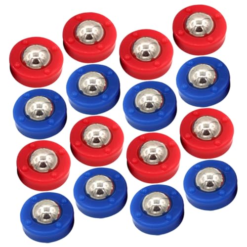 Abaodam 32 Stück Tischzubehör Shuffleboard Tischpucks Mini Shuffleboard Ersatz Shuffleboard Puck Ersatz Shuffleboard Bowling Ball Ersatzrollen für Shuffleboard Kunststoff von Abaodam