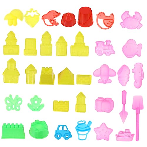 Abaodam 35 Stück Schimmel Plastilin-Formen Handbuch Plastilin Plastilinformen Selber Machen Plastilin-Werkzeug Plastik von Abaodam
