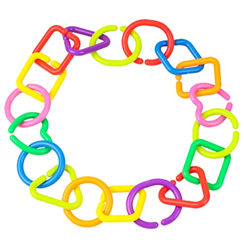 Abaodam 35 Stück Teiliges Ringe Geometrische Verbindungsringe Aktivitätsspielzeug für Junge Mädchen Greifspielzeug zur Feinmotorik Ab Monaten Leicht Robust Farbenfroh für Frühe Abaodam 35 Stück Teiliges Ringe Geometrische Verbindungsringe Aktivitätsspielzeug für Junge Mädchen Greifspielzeug zur Feinmotorik Ab Monaten Leicht Robust Farbenfroh für Frühe von Abaodam