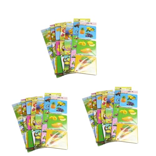 Abaodam 36 STK Kinderspielzeug Geschenke für Kinder kindergeschenke Gift for Puzzle Jigsaw Puzzle Game Toy Spielzeuge Puzzle-Spielzeug Puzzle aus Papier Tier Kinderpapier von Abaodam