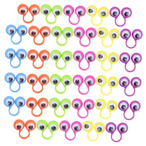 Abaodam 36 Stück Fingerpuppen Augenringe Lustige Augenspielzeuge für Zufällige Farben Party für Kreatives und Rollenspiele Zufällige Farbe Abaodam 36 Stück Fingerpuppen Augenringe Lustige Augenspielzeuge für Zufällige Farben Party für Kreatives und Rollenspiele Zufällige Farbe von Abaodam