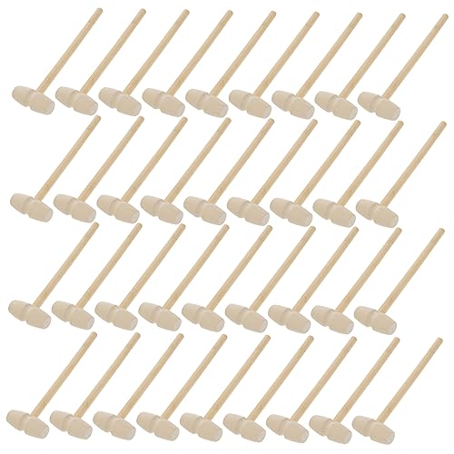 Abaodam 36st Holzhammer Planke Kleinkindspielzeug Stielspielzeug Babyspielzeug Die Konstruktionsspielzeug Würfel Meeresfrüchte-Hammer Bausteine Hammergriff Kran Puppenhaus Khaki Abaodam 36st Holzhammer Planke Kleinkindspielzeug Stielspielzeug Babyspielzeug Die Konstruktionsspielzeug Würfel Meeresfrüchte-Hammer Bausteine Hammergriff Kran Puppenhaus Khaki von Abaodam