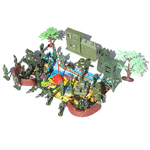 Abaodam 37 Stück Militärsoldat Spielset für kinderspielzeug Fantasiespielzeug Soldaten Szenenspielzeug Armee Militärszene militärisches Sandtischspielzeug Green Abaodam 37 Stück Militärsoldat Spielset für kinderspielzeug Fantasiespielzeug Soldaten Szenenspielzeug Armee Militärszene militärisches Sandtischspielzeug Green von Abaodam