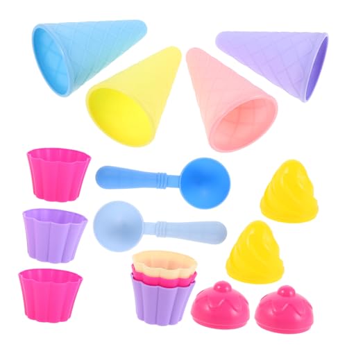 Abaodam 3Er-Set EIS Sandkinder Sandspielzeug Zapfen Kinderspielzeug sommerliches Strandspielzeug Kegelschaufelkegel Eisformen - Abaodam 3Er-Set EIS Sandkinder Sandspielzeug Zapfen Kinderspielzeug sommerliches Strandspielzeug Kegelschaufelkegel Eisformen - von Abaodam