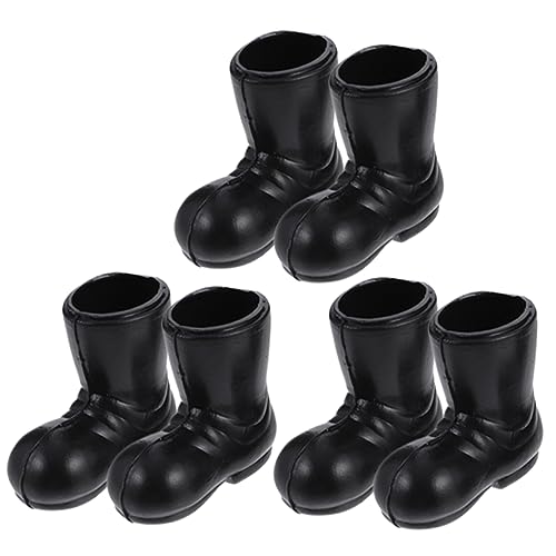 Abaodam 3paare Miniatur Weihnachtsmann Schuhe Dekorative Figuren Für Puppenhäuser Und Weihnachtsdekoration Handgefertigte Mini Schuhe Für Weihnachten Für Festliche Deko Und von Abaodam