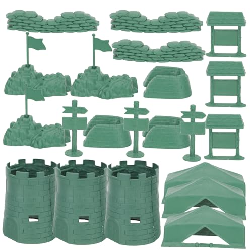 Abaodam 3Sätze Militärmodellspielzeug Teiliges DIY Sandbox Für Jahren Für Jungen Miniatursimulationen Und Kreative Sandbox Layouts von Abaodam