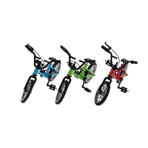 Abaodam 3sätze Mini Finger Bike Modell Aus Spielzeug Für Junge Mädchen Tischspielzeug Fingerbike Rot Blau Und Grün Für Sammler Dekoration Abaodam 3sätze Mini Finger Bike Modell Aus Spielzeug Für Junge Mädchen Tischspielzeug Fingerbike Rot Blau Und Grün Für Sammler Dekoration von Abaodam