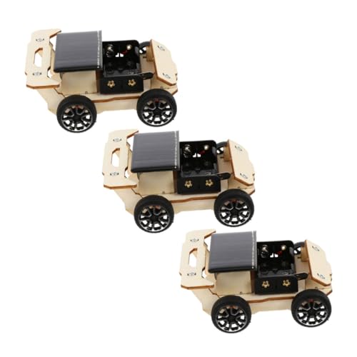 Abaodam 3Sätze Mini Solarauto Bausatz Teiliges für Tragbares Holzspielzeug DIY Modell für Solarauto Experimente Lehrreich und Sicher für Altersgruppen Abaodam 3Sätze Mini Solarauto Bausatz Teiliges für Tragbares Holzspielzeug DIY Modell für Solarauto Experimente Lehrreich und Sicher für Altersgruppen von Abaodam