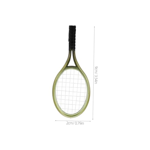Abaodam 3Sätze Tennisschläger Teiliges Mini mit Tennisbällen für Puppenhaus und Deko Vielseitige Requisiten für Wohnzimmer Schlafzimmer Abaodam 3Sätze Tennisschläger Teiliges Mini mit Tennisbällen für Puppenhaus und Deko Vielseitige Requisiten für Wohnzimmer Schlafzimmer von Abaodam