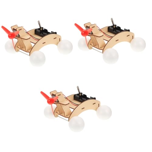Abaodam 3St Amphibienfahrzeug Handgefertigtes Spielzeug Autospielzeug Kinder experimente Kinderspielzeug Rätsel Autos Spielzeug DIY-Handwerk Wasserlandfahrzeugmodell einzigartig Suite Boot von Abaodam