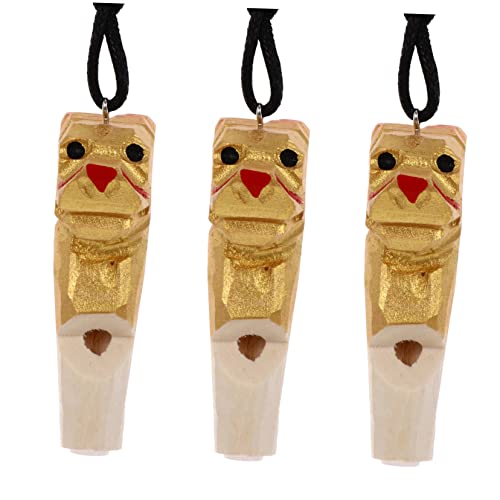 Abaodam 3St Holzgeschnitzte Tierpfeife holzspielzeug toys geburtstagsgeschenk geburtstagsmitgebsl Zug- Tierpfeife für Halskette mit Tierpfeife hölzern Golden Abaodam 3St Holzgeschnitzte Tierpfeife holzspielzeug toys geburtstagsgeschenk geburtstagsmitgebsl Zug- Tierpfeife für Halskette mit Tierpfeife hölzern Golden von Abaodam