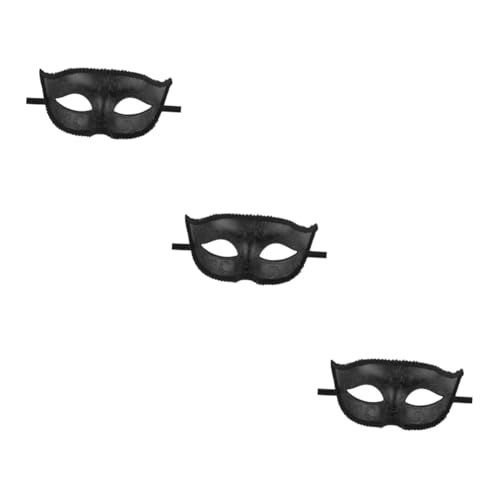 Abaodam 3St Maskerade-Maske Halloween-Zubehör Masken verkleiden Vintage Maskerade Maske venezianische Masken Ball Masken Spitze schmücken Antiquität Requisiten Mann bilden von Abaodam