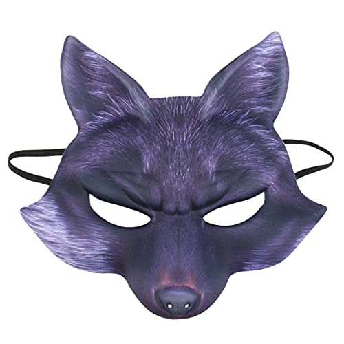 Abaodam 3St Schutzmaske Fuchskostüm Traum 3D-Fuchsmasken halloween masken halloweenmaske Kleidung Karnevalsmaske Cosplay-Maske Büste schmücken Japan Geschenk Mann Zubehör von Abaodam