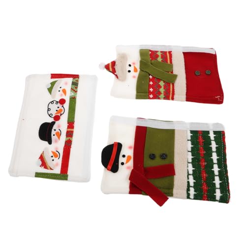Abaodam 3St Türklinkenabdeckung Türabdeckung für den Urlaub Schrankknopfabdeckungen für den Urlaub haushaltsgeräte weihnachtsdekoration Schneemann-Kühlschrankgriffabdeckungen Stoff Abaodam 3St Türklinkenabdeckung Türabdeckung für den Urlaub Schrankknopfabdeckungen für den Urlaub haushaltsgeräte weihnachtsdekoration Schneemann-Kühlschrankgriffabdeckungen Stoff von Abaodam